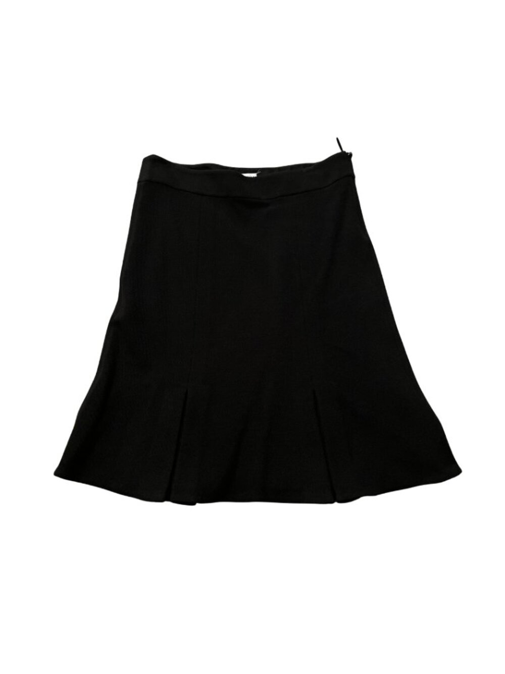 Armani Black Structured A-Line Skirt